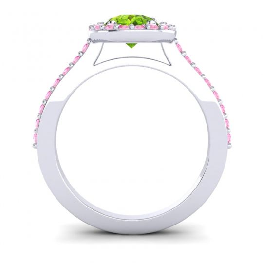 Pear Shape Halo Leta Ring