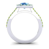 Pear Shape Halo Leta Ring