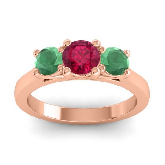 Three Stone Nala Ring