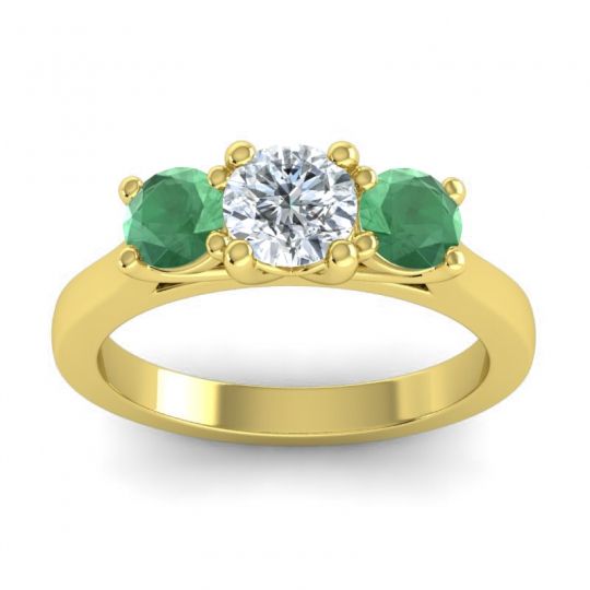 Three Stone Nala Ring
