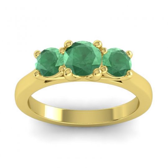 Three Stone Nala Ring