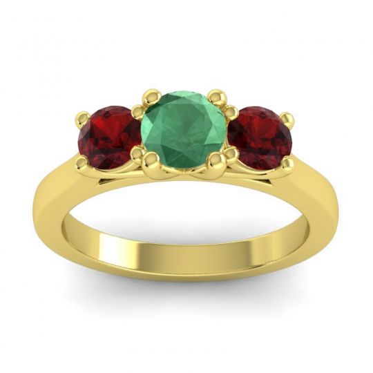 Three Stone Nala Ring