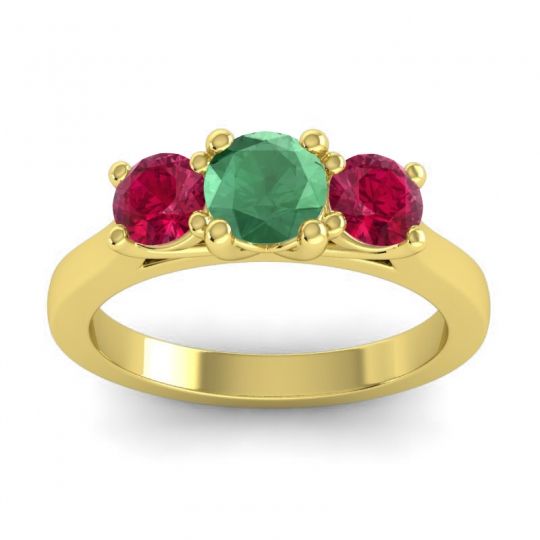 Three Stone Nala Ring