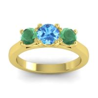 Three Stone Nala Ring