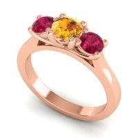 Three Stone Nala Ring