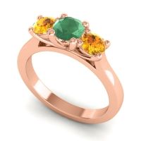Three Stone Nala Ring