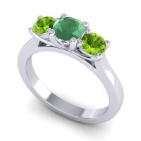 Three Stone Nala Ring