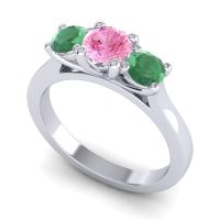 Three Stone Nala Ring