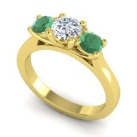 Three Stone Nala Ring