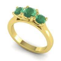 Three Stone Nala Ring