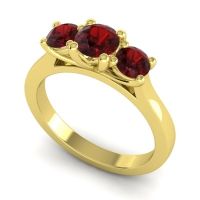 Three Stone Nala Ring