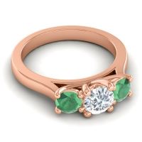 Three Stone Nala Ring
