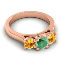Three Stone Nala Ring