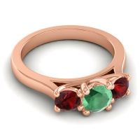 Three Stone Nala Ring