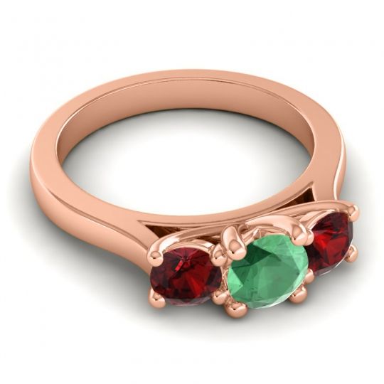 Three Stone Nala Ring