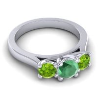 Three Stone Nala Ring