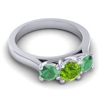 Three Stone Nala Ring