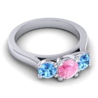 Three Stone Nala Ring