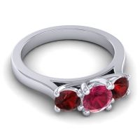 Three Stone Nala Ring