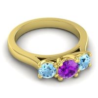 Three Stone Nala Ring