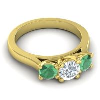 Three Stone Nala Ring