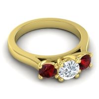 Three Stone Nala Ring
