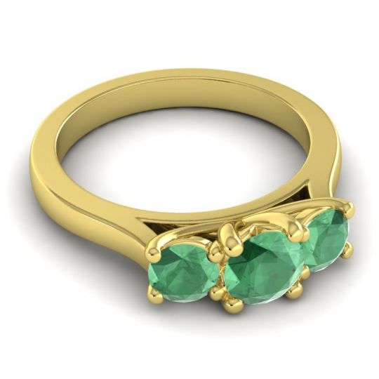 Three Stone Nala Ring