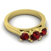 Three Stone Nala Ring