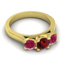 Three Stone Nala Ring