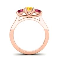Three Stone Nala Ring