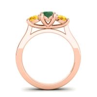 Three Stone Nala Ring