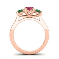 Three Stone Nala Ring