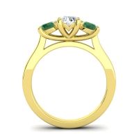 Three Stone Nala Ring