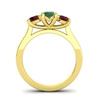Three Stone Nala Ring
