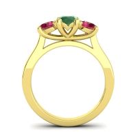 Three Stone Nala Ring