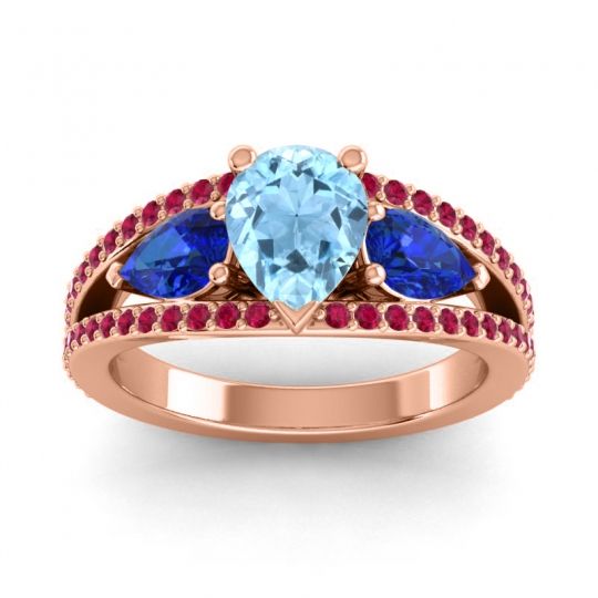 Modern Pave Pear Vatama Ring