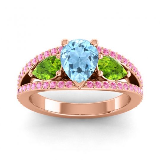 Modern Pave Pear Vatama Ring