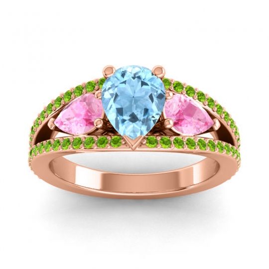 Modern Pave Pear Vatama Ring