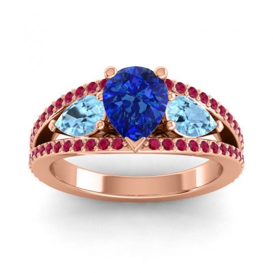 Modern Pave Pear Vatama Ring