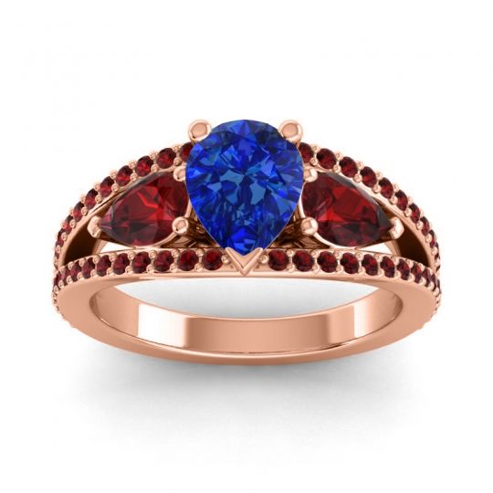 Modern Pave Pear Vatama Ring