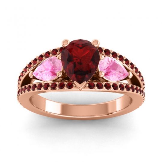 Modern Pave Pear Vatama Ring