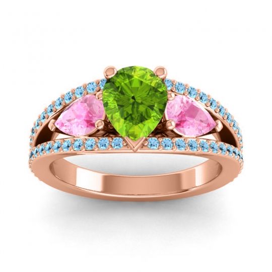 Modern Pave Pear Vatama Ring