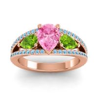 Modern Pave Pear Vatama Ring