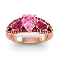 Modern Pave Pear Vatama Ring