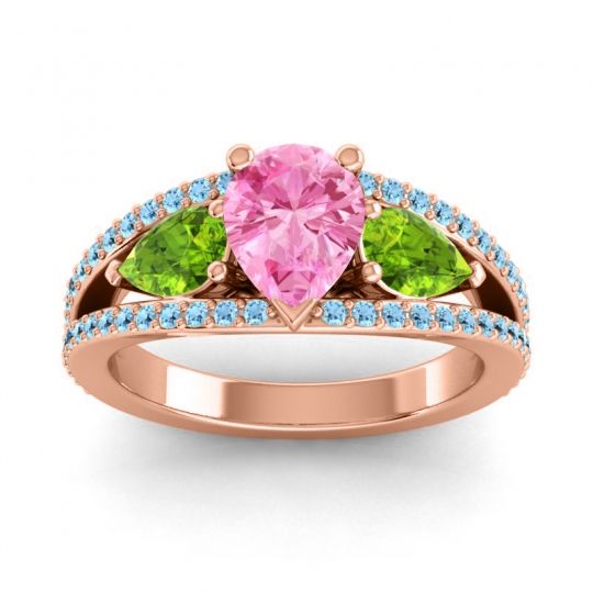 Modern Pave Pear Vatama Ring