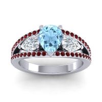 Modern Pave Pear Vatama Ring