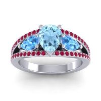 Modern Pave Pear Vatama Ring