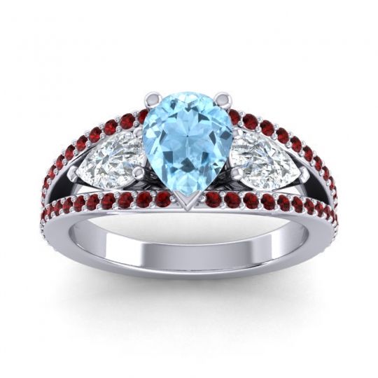 Modern Pave Pear Vatama Ring