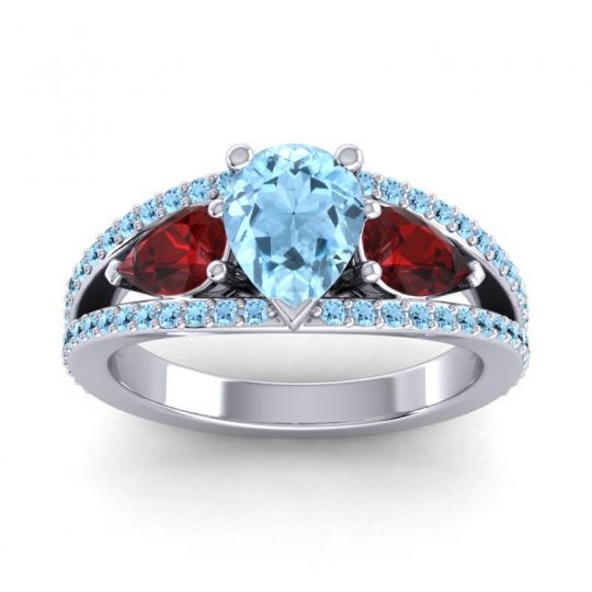 Modern Pave Pear Vatama Ring