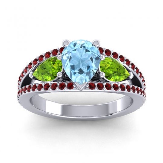 Modern Pave Pear Vatama Ring